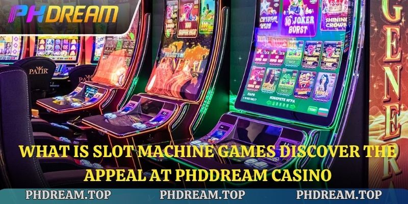 What is Slot Machine Games Discover the Appeal at phddream Casino