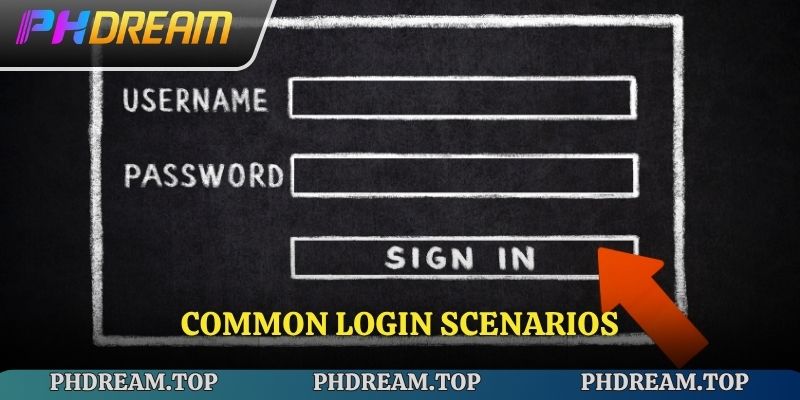 Common login scenarios and how to resolve them